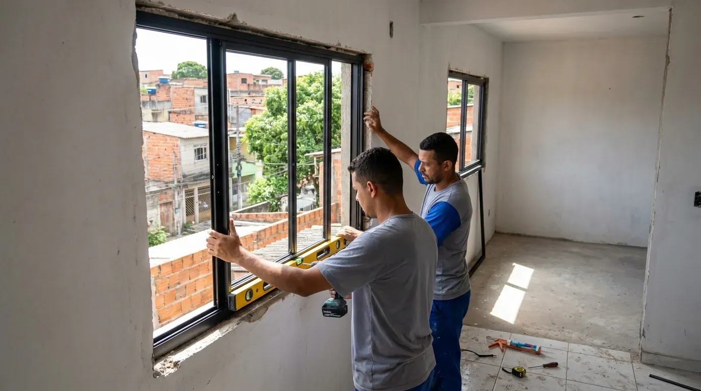 Produção de Portas e Janelas em Lauro de Freitas‑BA