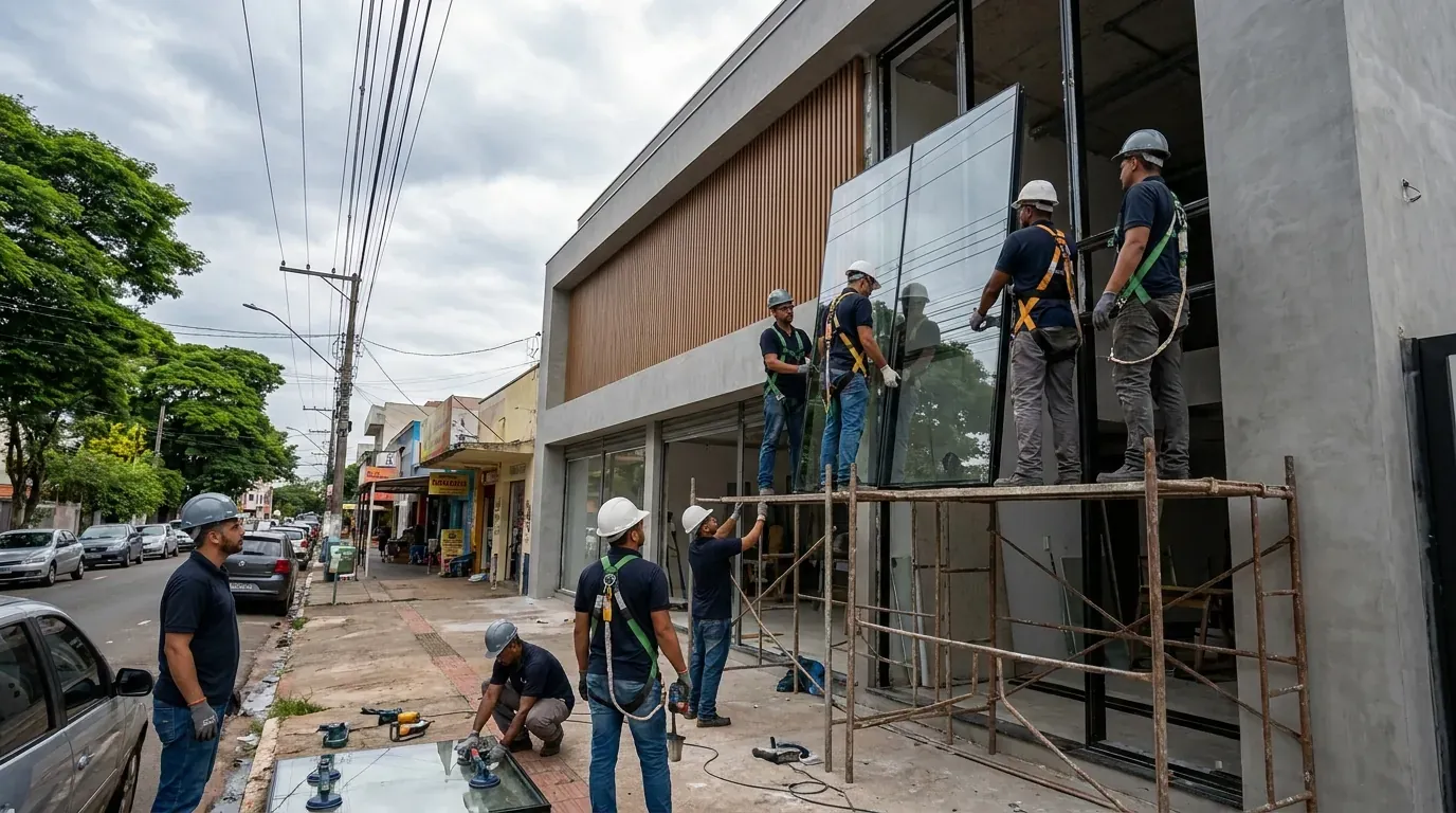Fachada de Vidro em Lauro de Freitas‑BA