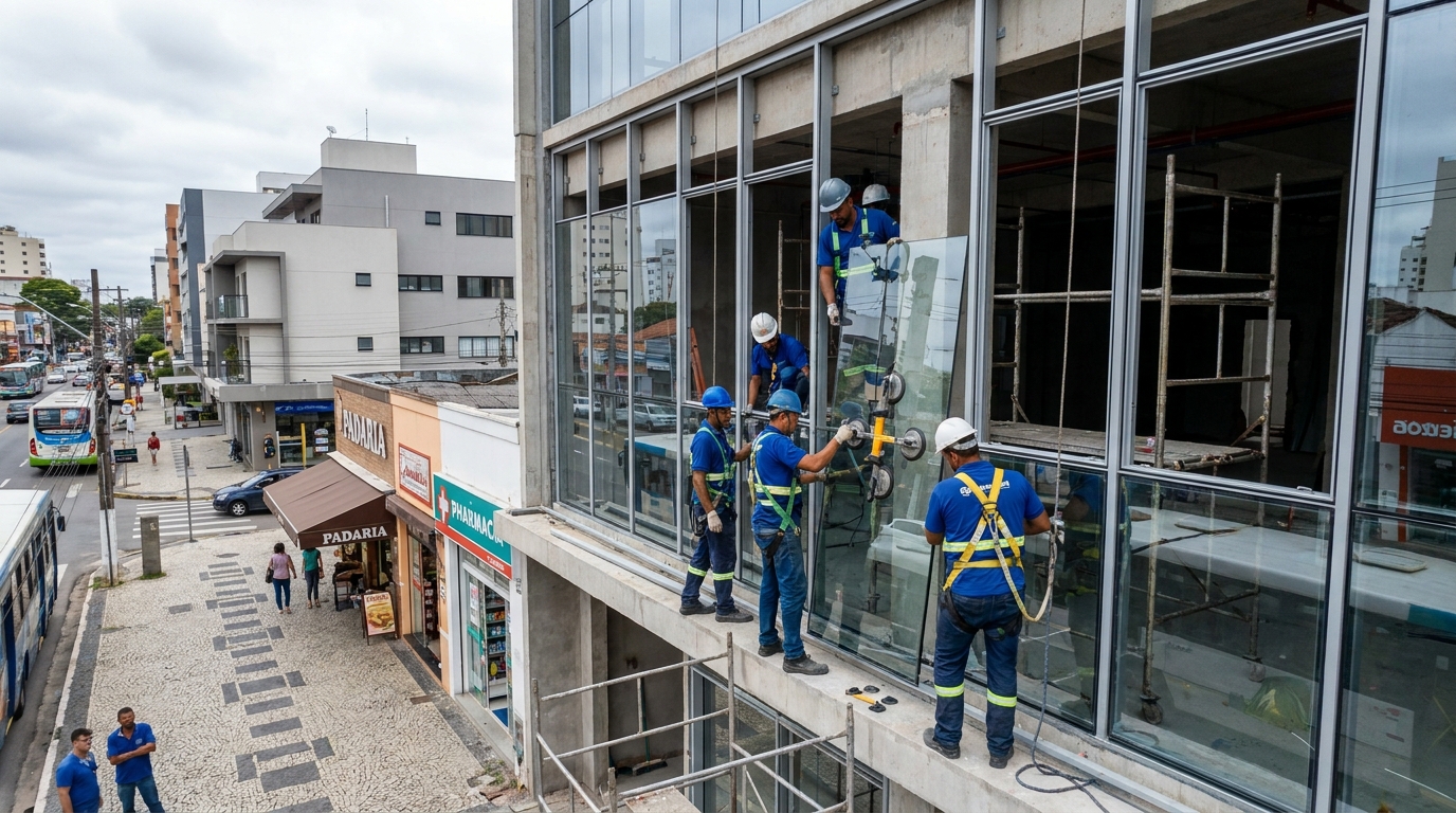 Fachada de Vidro no Itinga, Lauro de Freitas‑BA